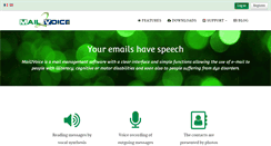 Desktop Screenshot of mail2voice.org