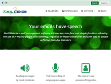 Tablet Screenshot of mail2voice.org